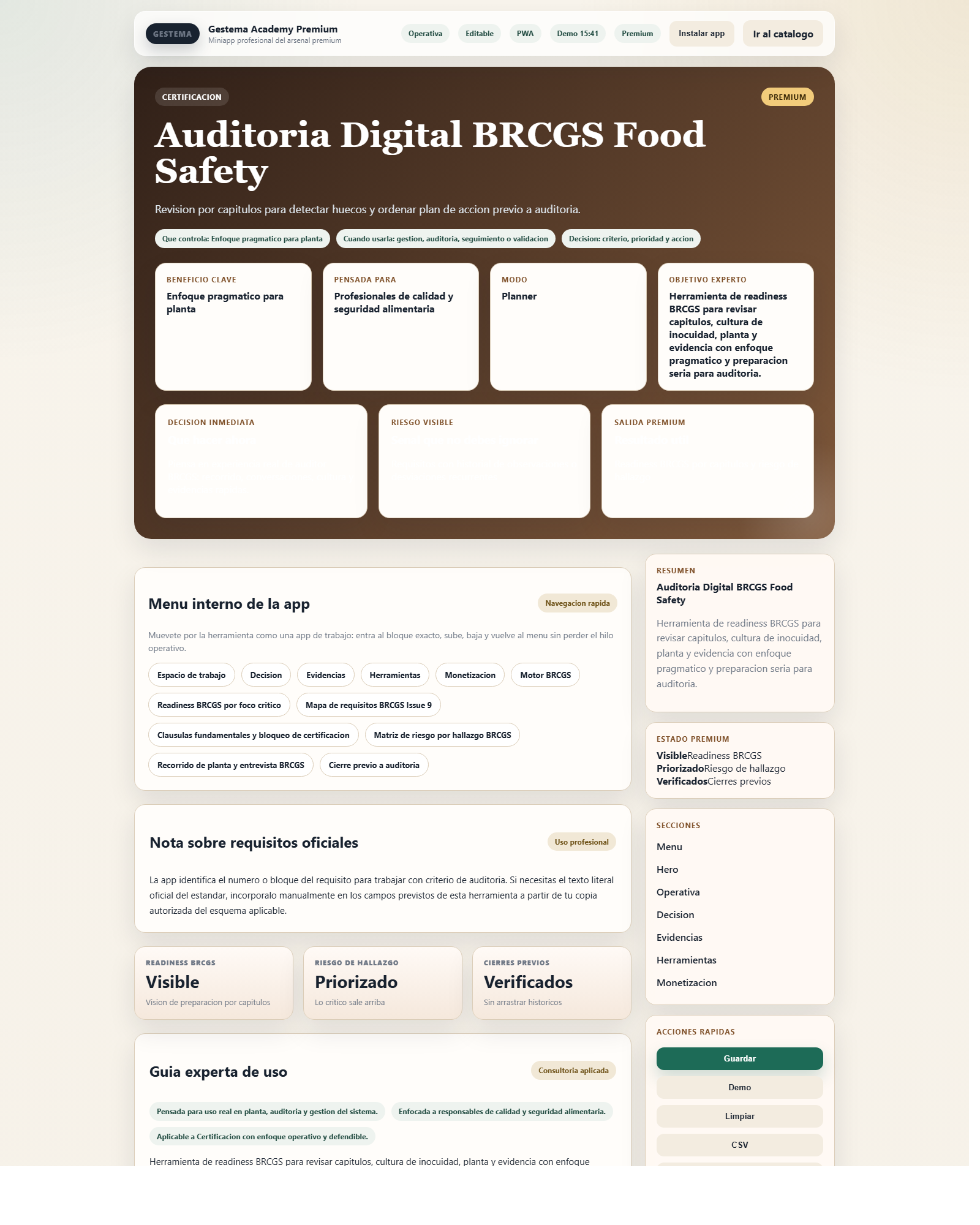 BRCGS READY PRO 49
