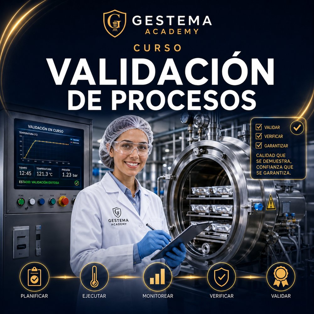 Curso Validación de Procesos y Estudios de Vida Útil | Gestema Academy